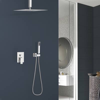Topcraft 10-inch Ceiling Mount Square Shower System with Rough-in Valve - 10*10