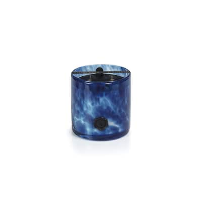AG Opal Glass 3-Wick Candle Jar-Sea Salt Coastal Mist - 6"dia x 6"