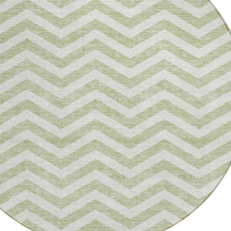 HomeRoots Chevron Transitional Rectangle Outdoor Rug