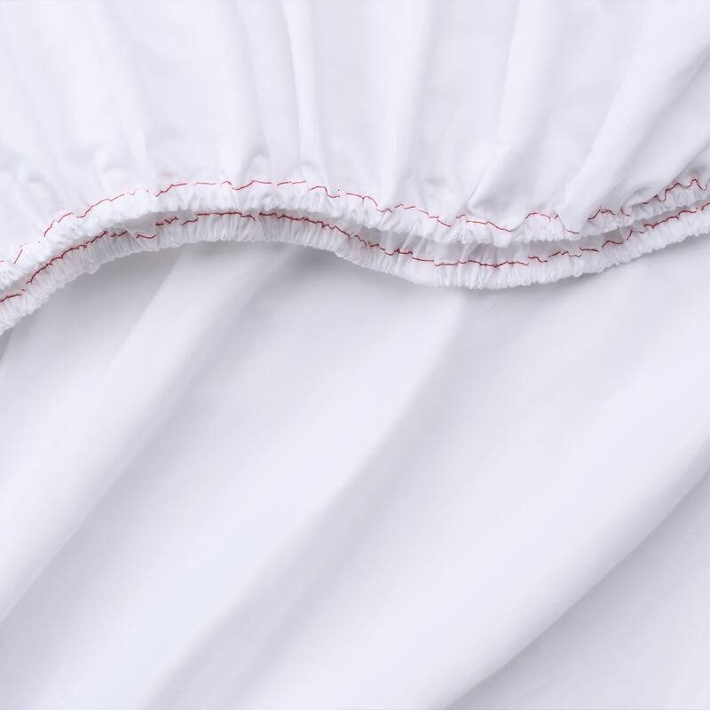 Host & Home Sateen Fitted Bed Sheets - Pack of 6 - 300 Thread Count