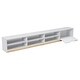 preview thumbnail 23 of 116, Bedroom House Bed with Roof Frame Bedside-shelves and Under Bed Storage Unit