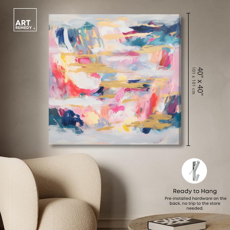 Balipink III Canvas by Art Remedy, Gallery Wrapped