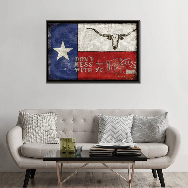 iCanvas "Texas Proud" by Luke Wilson Framed