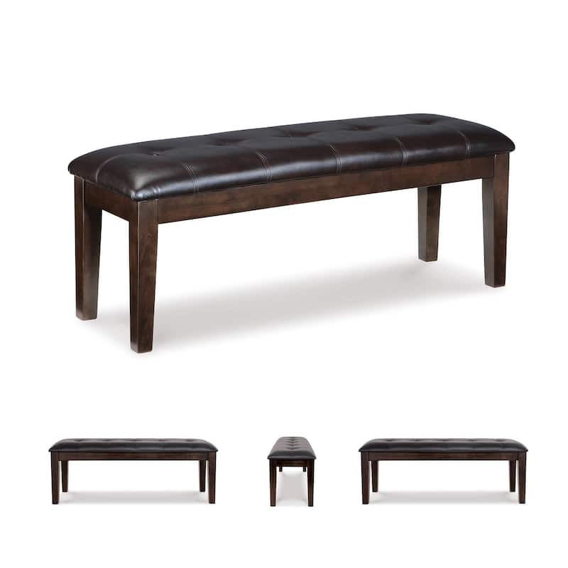 Haddigan Dark Brown Dining Bench