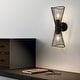 preview thumbnail 22 of 30, 2-Light Black/Gold Wall Sconces 16 Inch Modern Wall Sconce - N/A