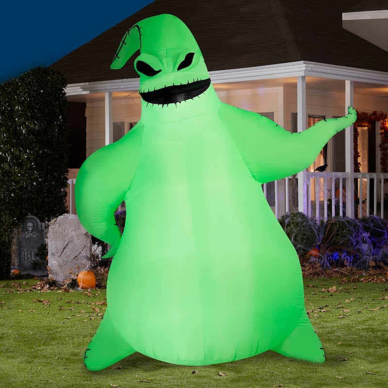 Gemmy Giant Halloween Inflatable Oogie Boogie, 10.5 ft Tall