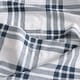 preview thumbnail 10 of 12, Eddie Bauer Basic Plaid Navy Cotton Percale Duvet Cover Set