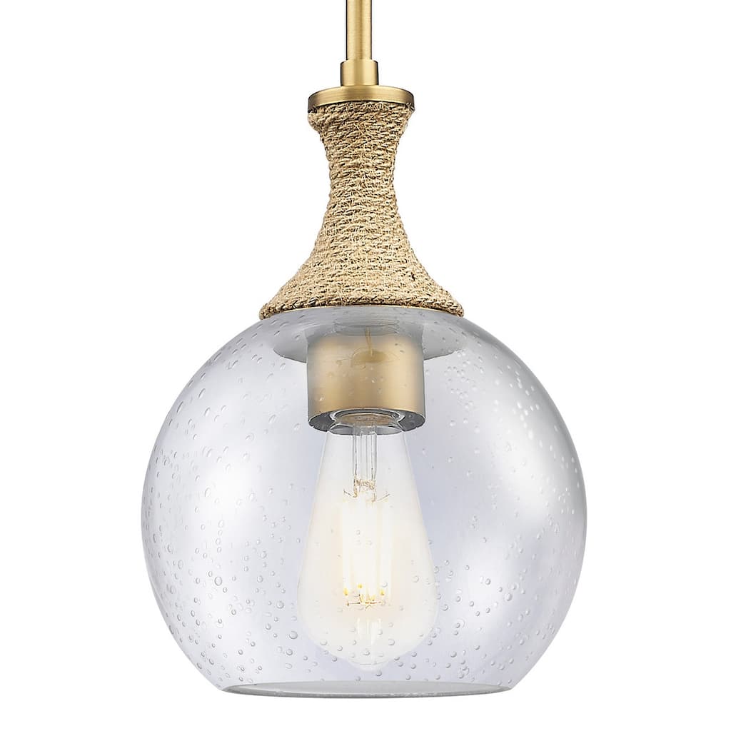 Innovations Lighting 415-1SR-G124-8 Astor 8" Wide Mini Pendant with