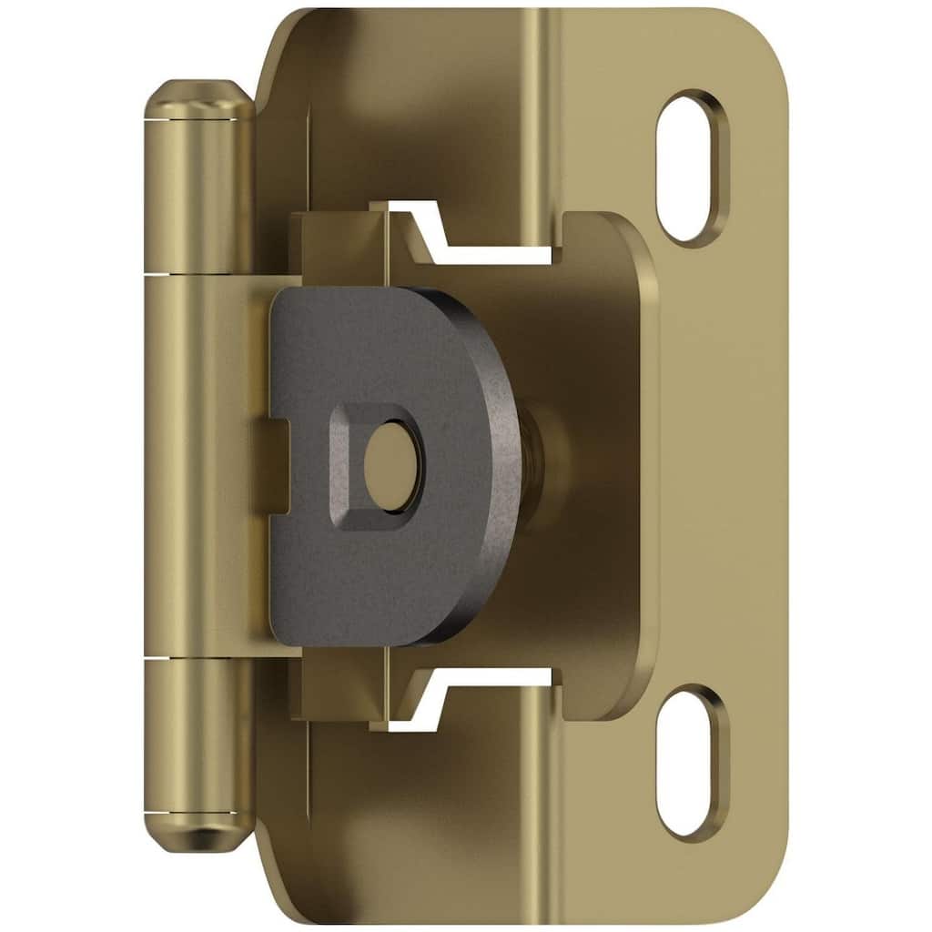 Amerock BP8719 Functional Hardware 1/2" Overlay Wrap Cabinet Door - Golden Champagne