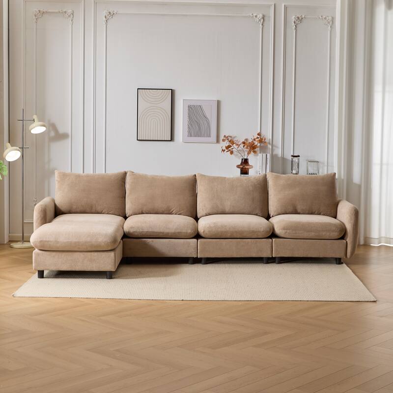 Christopher Knight Home - Evi Modern Modular Upholstery Sectional Sofa