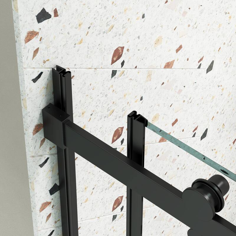 60"W x 58"H Frameless Single Sliding Shower Door - 60'' x 54''