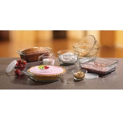 Anchor Hocking Presence 4-in-1 Cake Plate and Dome Stand Set, Clear –  ShopBobbys