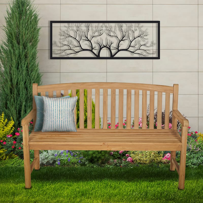 Seven Seas Teak Acapulco Teak Wood Outdoor Patio Bench, 5 Foot