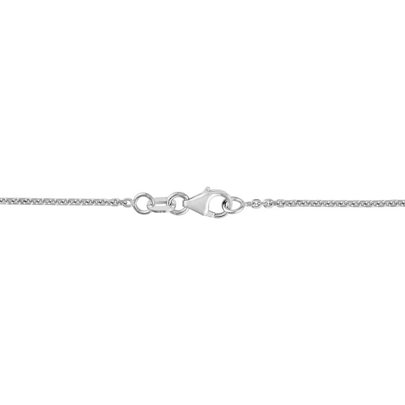 Miadora 2ct TDW Diamond Heart Necklace in 14k White Gold - 17 in