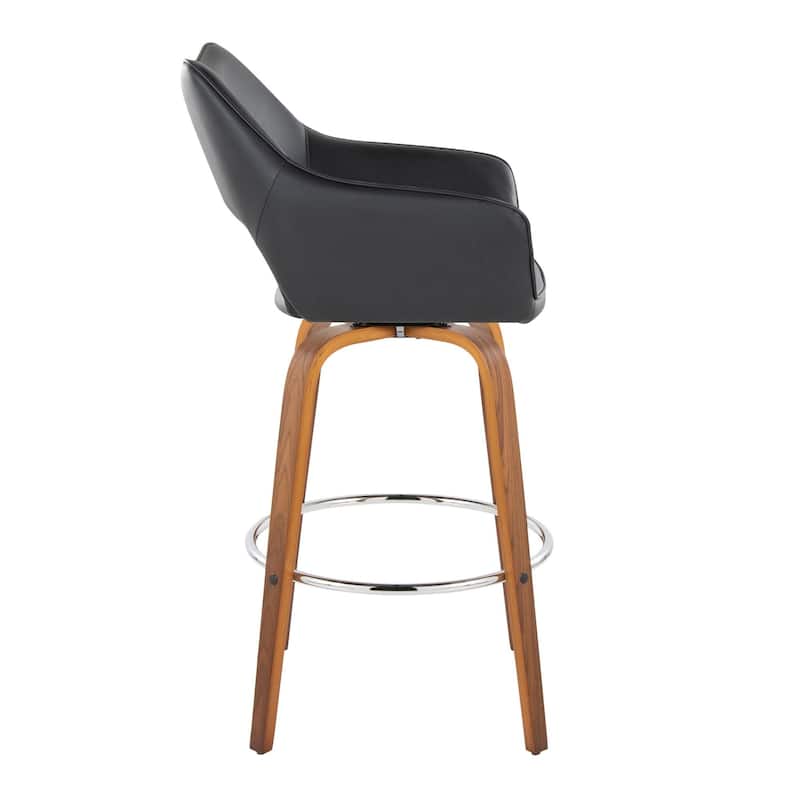 Mustang 30" Fixed-Height Xl Barstool - Set of 2