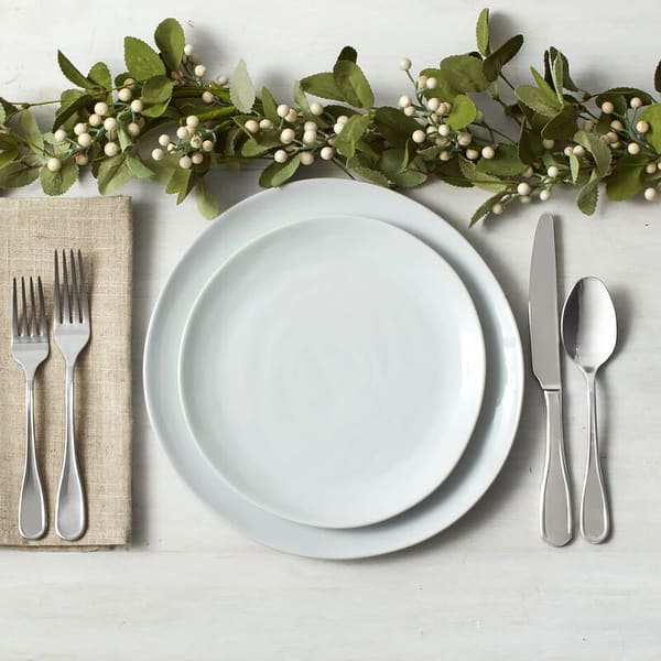 Everyday White Service De Table Bio 12 Pièces Pour 4 Personnes