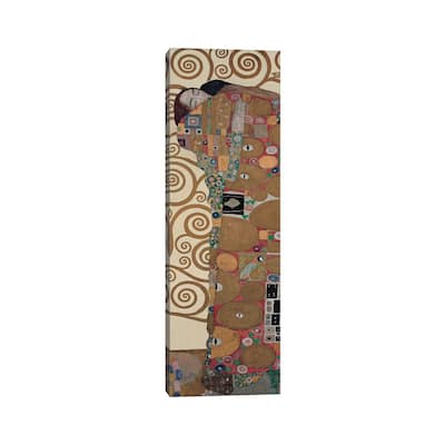 iCanvas "Fulfillment, Vertical" by Gustav Klimt Canvas Print