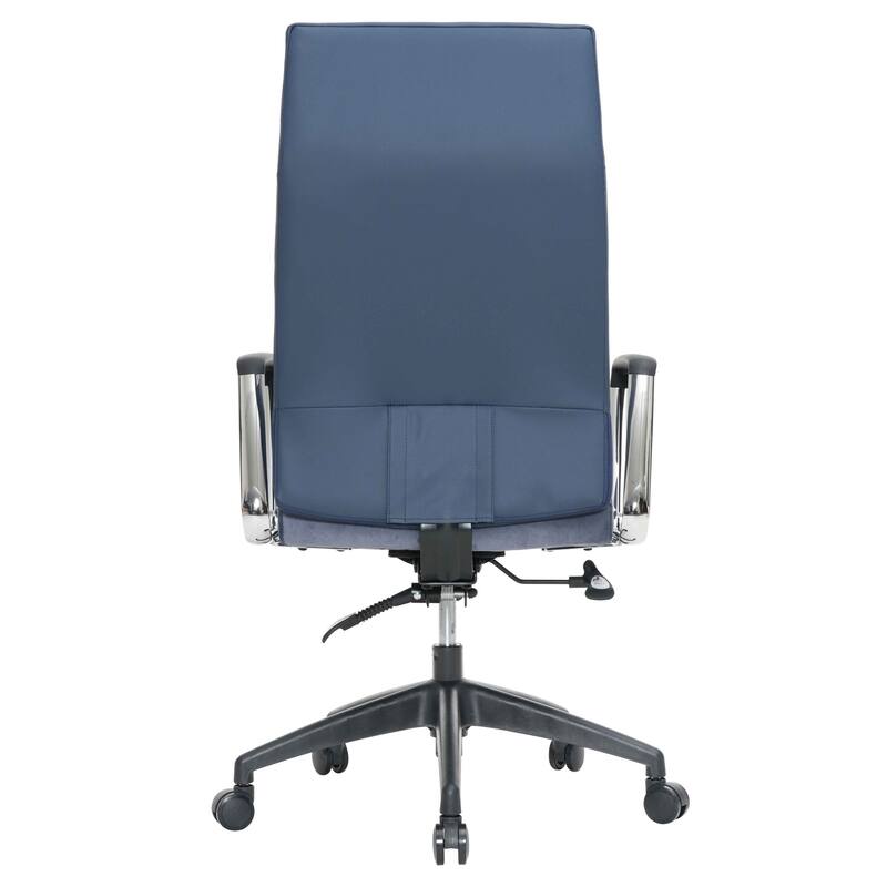 Hilton Modern High Back Ergonomic Leather Office Chair with Adjustable Height, Swivel, and Tilt for Conference or Executive Desk