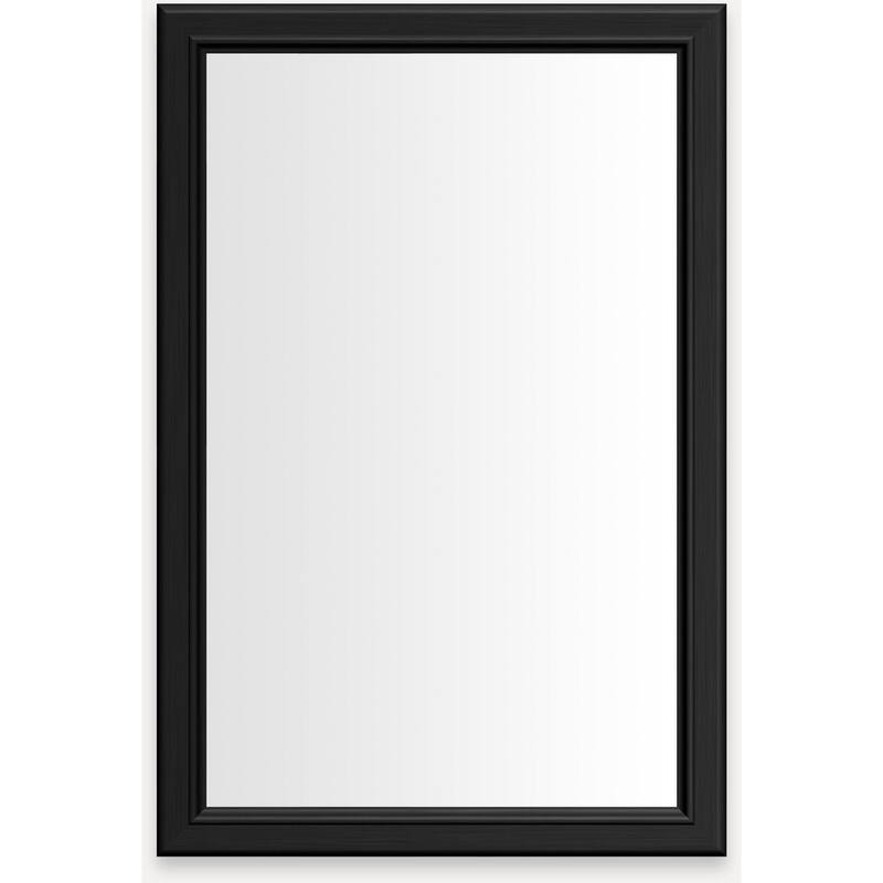 Robern D2C2030D4BMSC Main Line 19-1/4" x 30" Framed Single Door - Brushed Black - Anthracite Finish