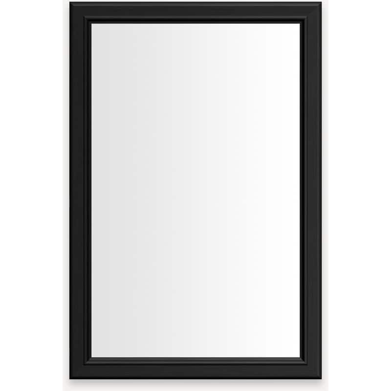 Robern D2C2030D4BMTM Main Line 19-1/4" x 30" Framed Single Door - Brushed Black - Anthracite Finish