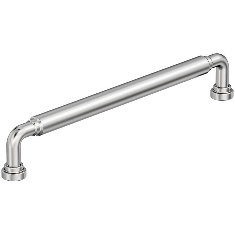 Amerock BP37665 Coble 7-9/16" Center to Center Smooth Handle Cabinet - Polished Chrome