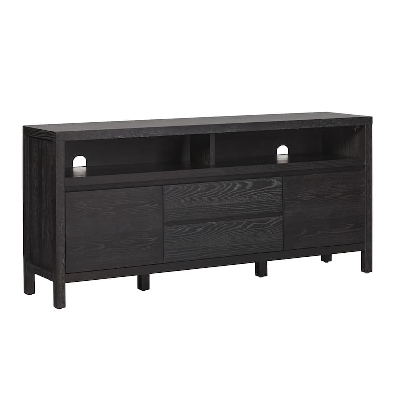 Middlebrook Farmhouse Rustic Solid Oak Wood 65" Sideboard with Storage
