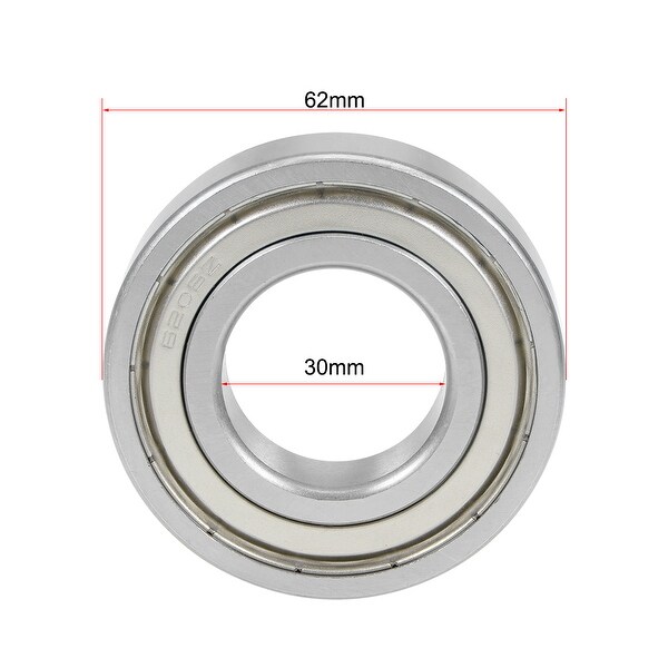Roulements à Billes 6206ZZ - Lot De 2, 30x62x16 Mm, Précision P6 | Pour Skate, Trottinette, Vélo - 8