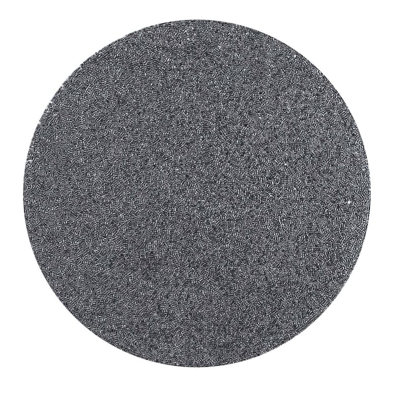 Sparkles Home Beaded Placemat - Charcoal