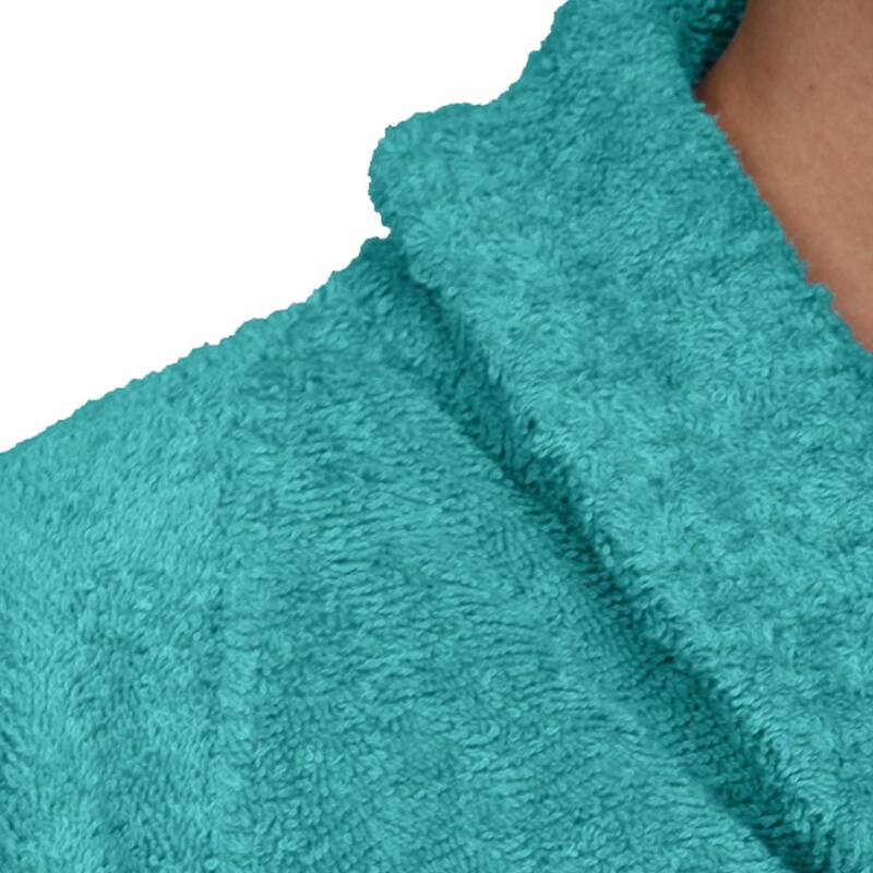 100% Cotton Soft Terry Adult Unisex Lightweight Bathrobe by Superior