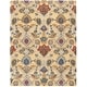 preview thumbnail 76 of 96, SAFAVIEH Fiorello Handmade Blossom French Country Wool Area Rug 10' x 14' - Gold/Multi