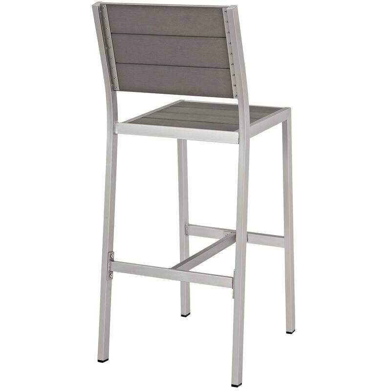 Shore 3 Piece Outdoor Patio Aluminum Outdoor Pub Set