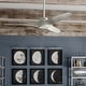 preview thumbnail 1 of 25, Hunter 52" Mosley Outdoor Ceiling Fan and Wall Control, Damp Rated - Industrial, Modern, Transitional Matte White