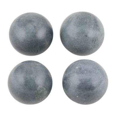Novica Handmade Ultimate Chill Soapstone Whiskey Stones (Set Of 4)