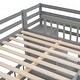preview thumbnail 34 of 34, Storage-Savvy Design Full Over Twin Bunk Bed with Desk, Drawers and Shelves