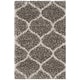 preview thumbnail 80 of 122, SAFAVIEH Hudson Shag Ogee Trellis 2-inch Thick Area Rug 2' x 3' - Grey/Ivory