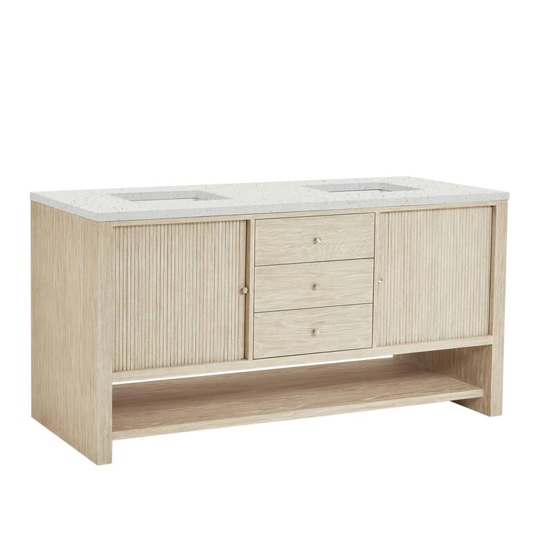 James Martin Vanities D404-V72-3LDL Marigot 72" Double Basin Wood