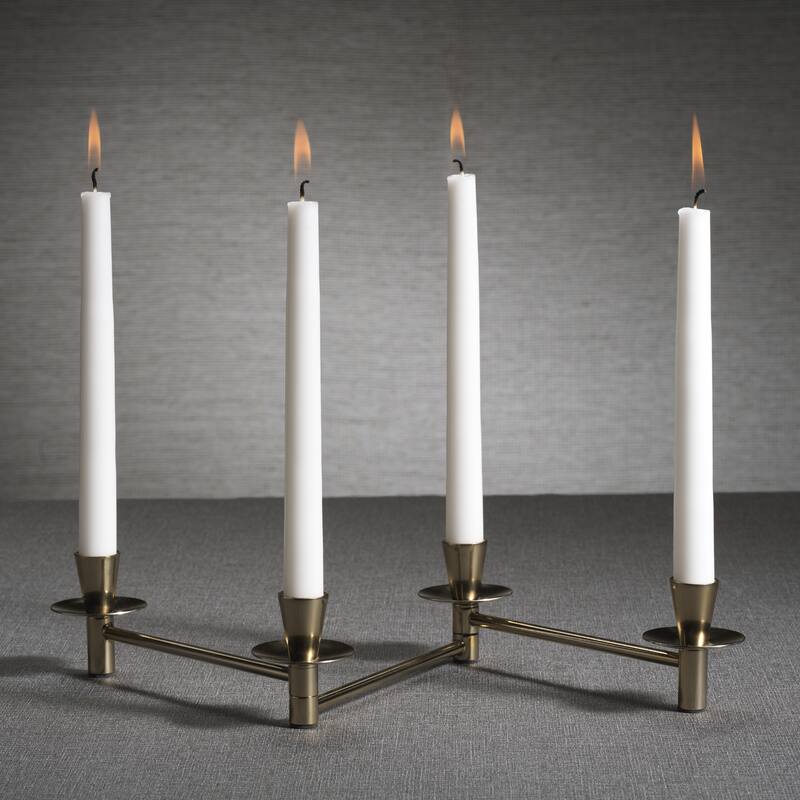 Méduse Expandable 4-Piece Taper Candle Holder Set
