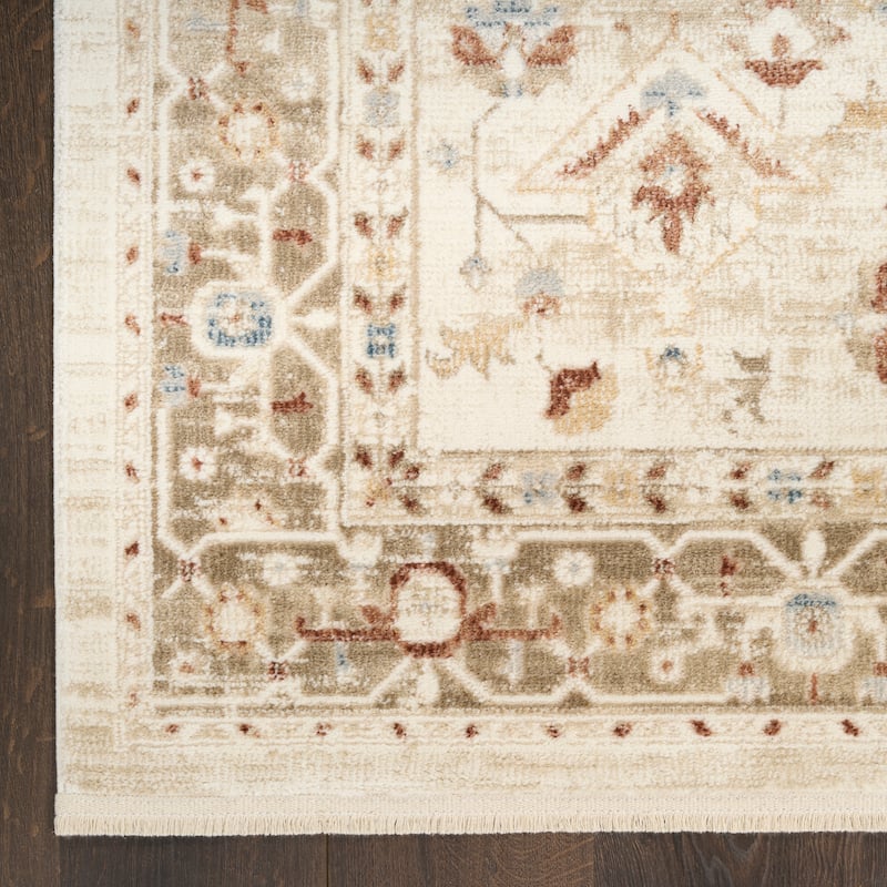Nourison Pardis Indoor only Blue Persian Area Rug