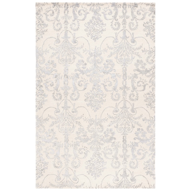 SAFAVIEH Handmade Bella Eleanor Modern Floral Wool Rug