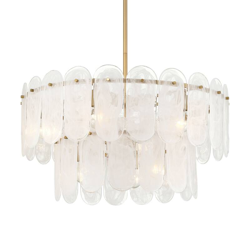 Minka Lavery 2599 Oldmill 9 Light 30" Wide Multi Light Pendant with - Legacy Brass