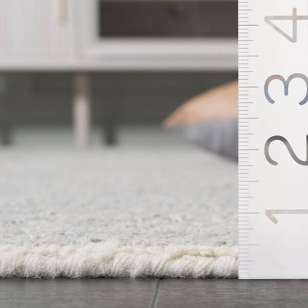 dimension image slide 1 of 2, SAFAVIEH Handmade Ebony Gentiane Modern Wool Rug