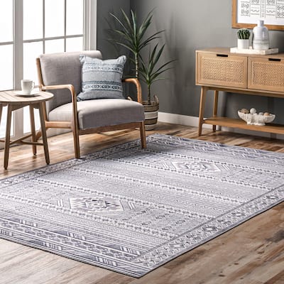 Nuloom Jenine SpinClean Southwestern Machine Washable Area Rug