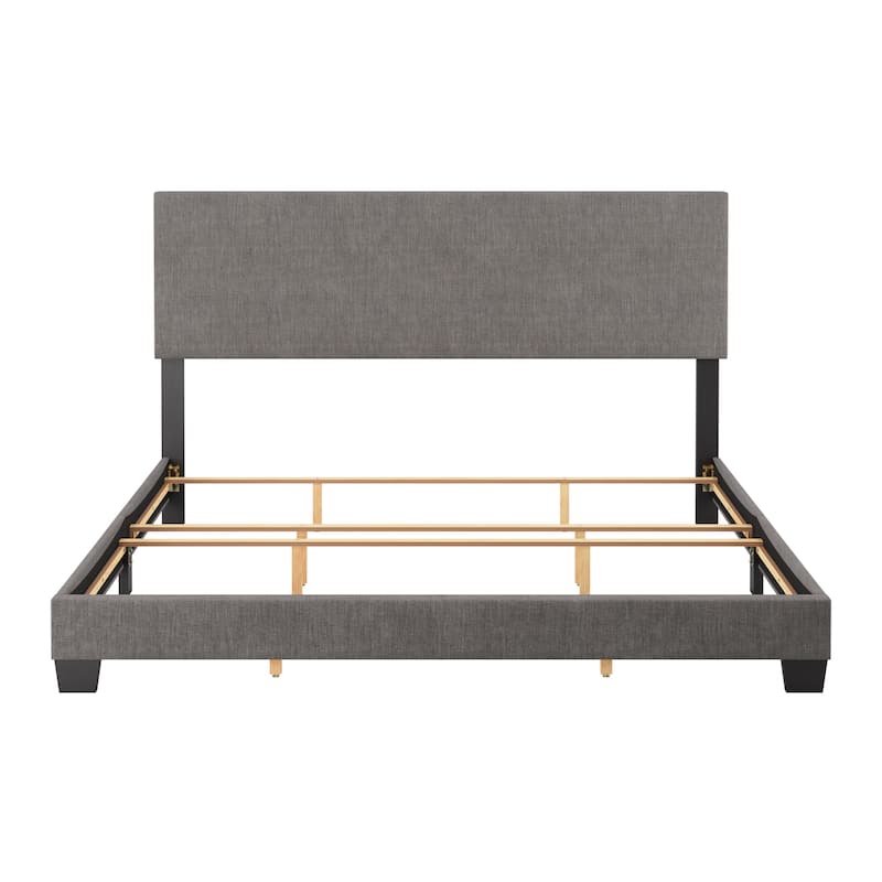 Celeste Modern Upholstered Bed, Box Spring Required