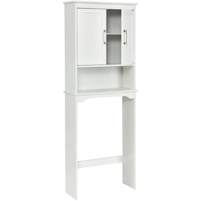 Costway Over The Toilet Space Saver Bathroom Organizer w/ Storage
