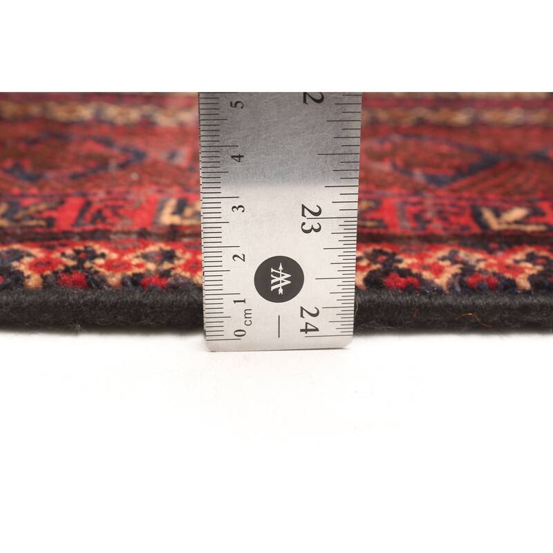 ECARPETGALLERY Hand-knotted Teimani Dark Navy Wool Rug - 2'11 x 5'0