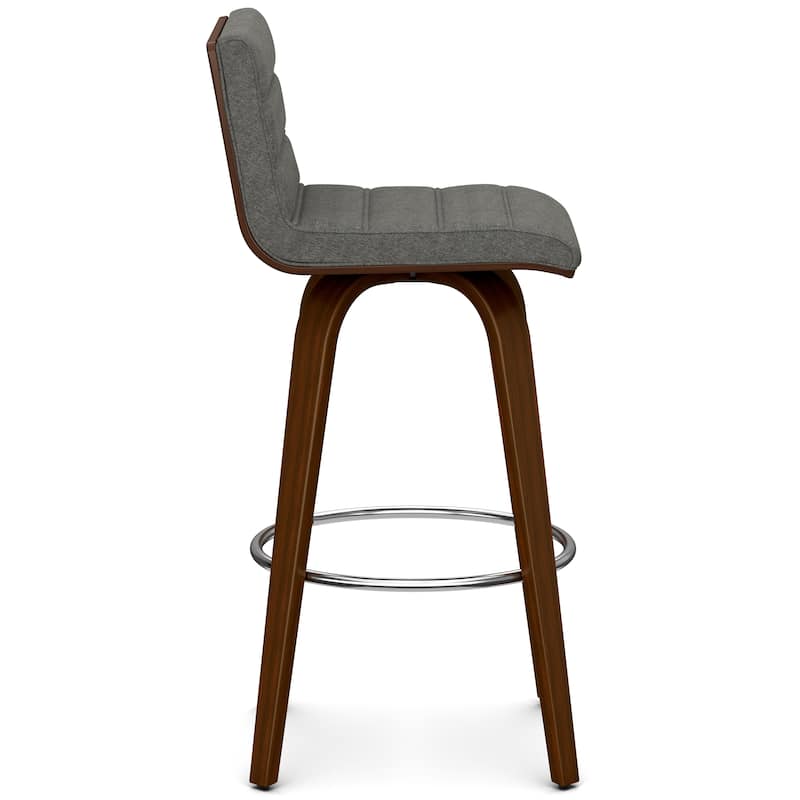 WYNDENHALL Madigan Mid Century Modern 28" Swivel Bar Stool