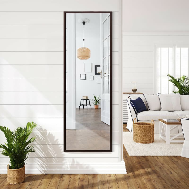 Costway Door Wall Mounted Mirror Full Length Hanging Mirror Bedroom - See Details