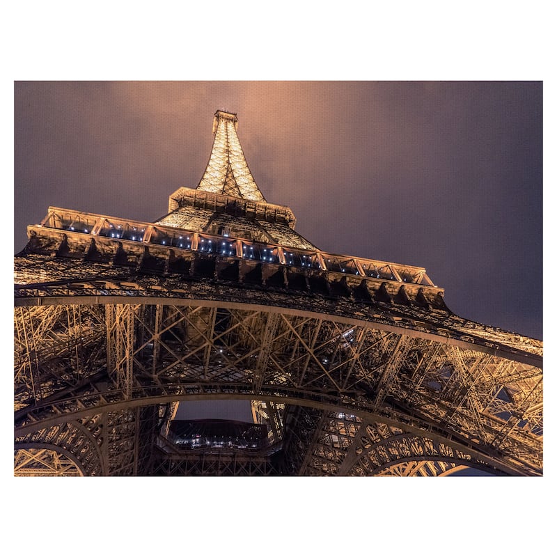 Twilight Eiffel Canvas Art Print