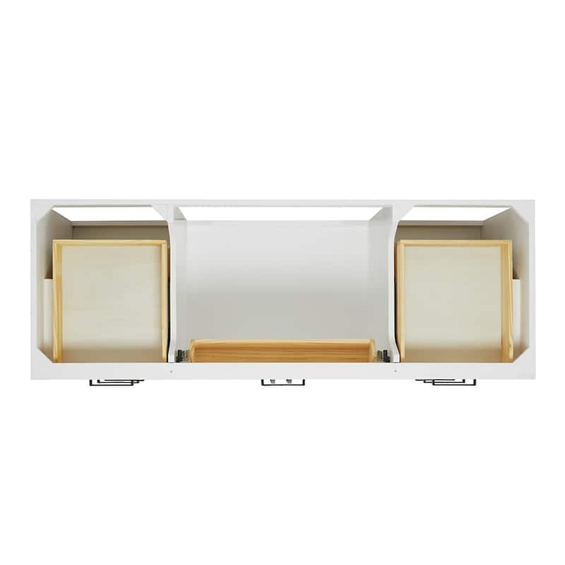 Ariel T061SCW2OVO Hepburn 61" Free Standing Single Basin Vanity Set