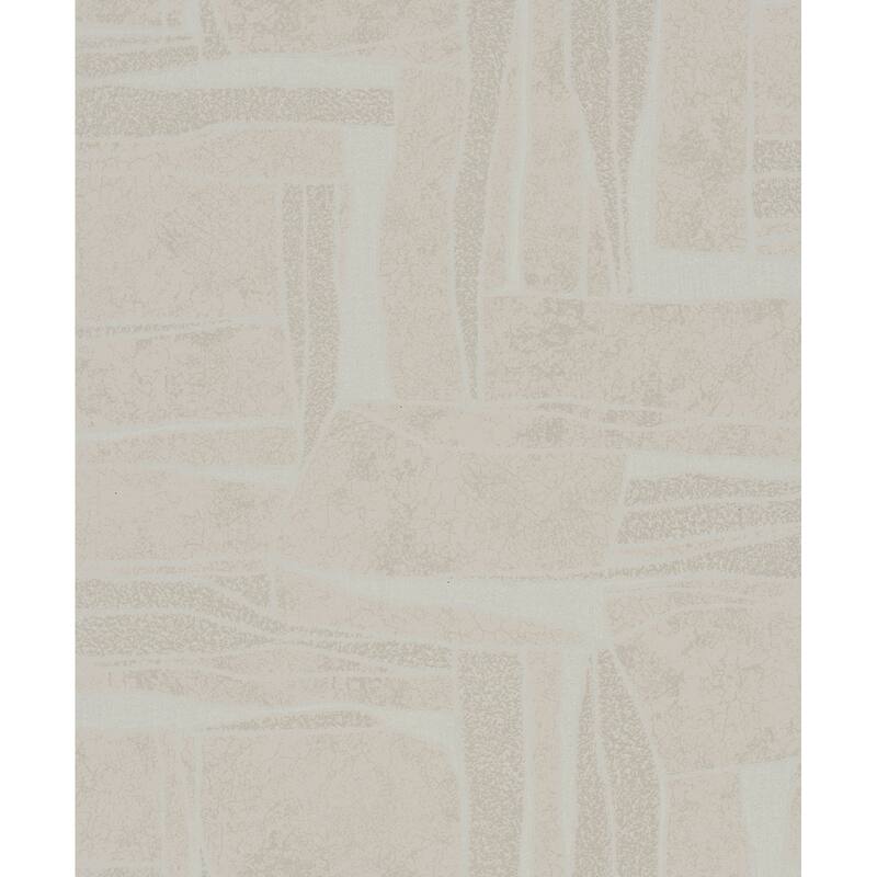 Galerie Wallcoverings Terra Collection Geometric Graphic Glitter Finish Clay on Non-woven Wallpapr Roll - 33-feet long x 21-inches wide - Grey